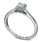 0.20 CT. Natural Clarity Enhanced Diamond Solitaire Engagement Ring in Solid 10K White Gold