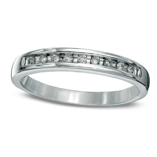 0.10 CT. T.W. Natural Diamond Band in Sterling Silver