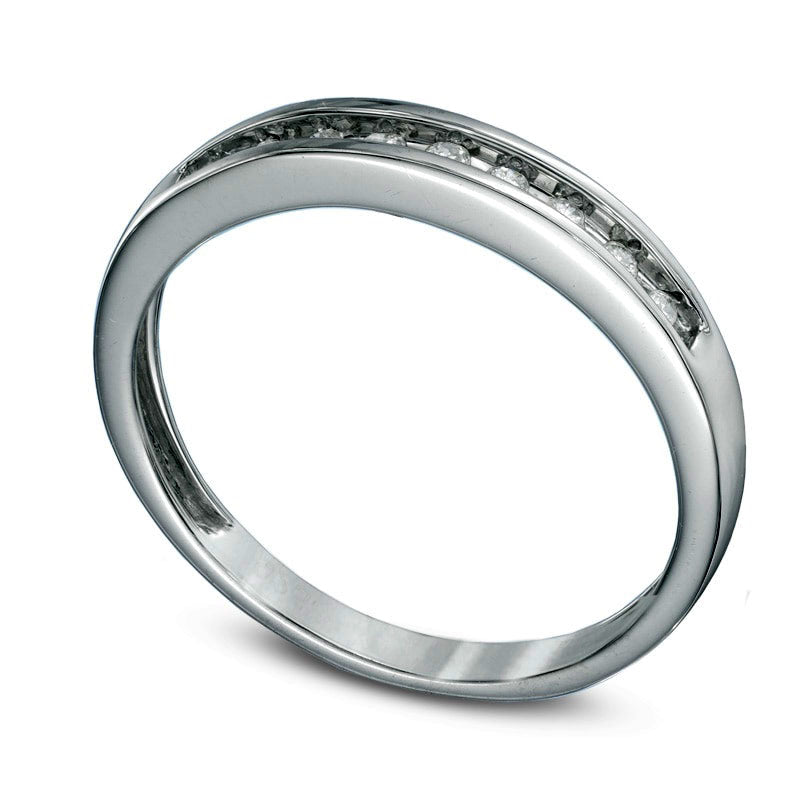0.10 CT. T.W. Natural Diamond Band in Sterling Silver
