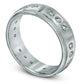 Men's 0.50 CT. T.W. Natural Diamond Eternity Ring in Solid 14K White Gold - Size 10.5