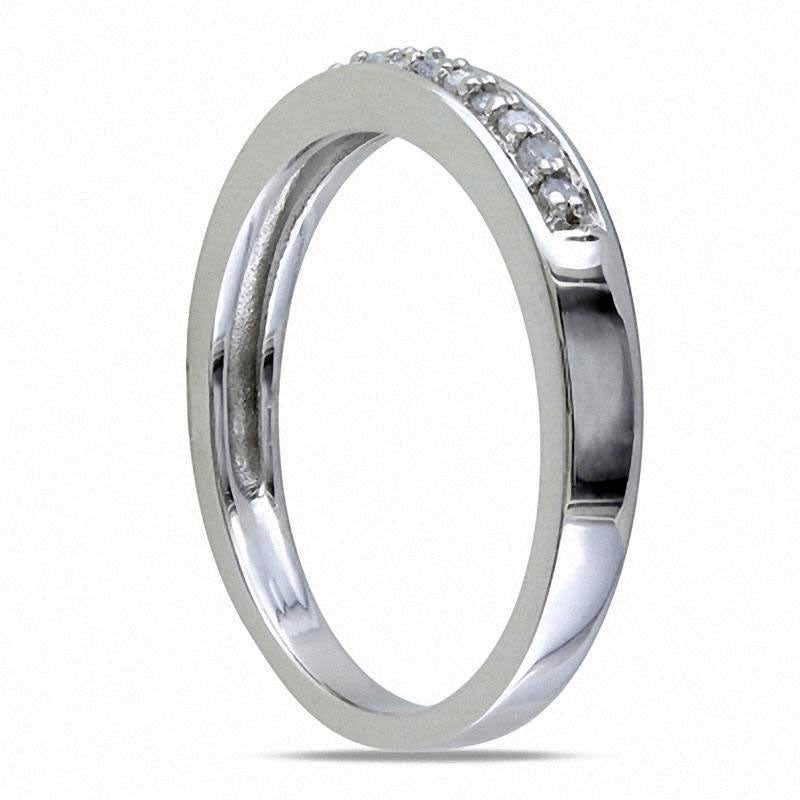 0.10 CT. T.W. Natural Diamond Band in Sterling Silver