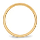 Solid 10K Yellow Gold 3mm Bevel Edge Comfort Fit Men's/Women's Wedding Band Ring Size 5.5