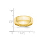 Solid 10K Yellow Gold 7mm Bevel Edge Comfort Fit Men's/Women's Wedding Band Ring Size 5.5