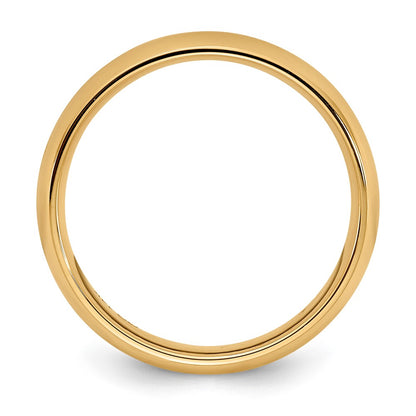 Ricardo Barraque Custom Order - Solid 10K Yellow Gold 5mm Comfort Fit Men's/Women's Wedding Band Ring Size 10