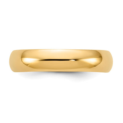 Ricardo Barraque Custom Order - Solid 10K Yellow Gold 5mm Comfort Fit Men's/Women's Wedding Band Ring Size 10
