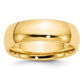 Solid 10K Yellow Gold 7mm Comfort Fit Men's/Women's Wedding Band Ring Size 7