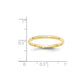 Solid 10K Yellow Gold 2mm Light Weight Comfort Fit Men's/Women's Wedding Band Ring Size 7.5