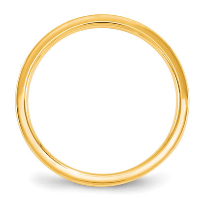 Solid 10K Yellow Gold 2.5mm Standard Flat Comfort Fit Men's/Women's Wedding Band Ring Size 12.5
