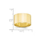 Solid 10K Yellow Gold 12mm Light Weight Flat Men's/Women's Wedding Band Ring Size 5