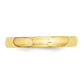 Solid 10K Yellow Gold 3mm Half-Round Wedding Men's/Women's Wedding Band Ring Size 9.5
