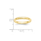 Solid 10K Yellow Gold 3mm Half-Round Wedding Men's/Women's Wedding Band Ring Size 9.5