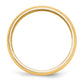 Solid 10K Yellow Gold 5mm Half-Round Wedding Men's/Women's Wedding Band Ring Size 7.5
