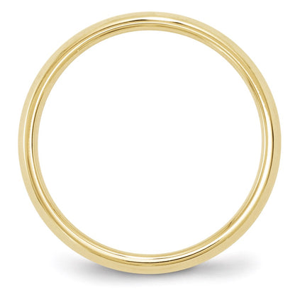 Solid 10K Yellow Gold 2.5mm Knife Edge Comfort Fit Men's/Women's Wedding Band Ring Size 11.5