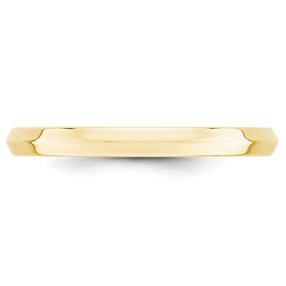 Solid 10K Yellow Gold 2.5mm Knife Edge Comfort Fit Men's/Women's Wedding Band Ring Size 11.5