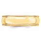 Solid 10K Yellow Gold 6mm Milgrain Half-Round Wedding Men's/Women's Wedding Band Ring Size 7