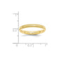 Solid 10K Yellow Gold 3mm Milgrain Comfort Fit Men's/Women's Wedding Band Ring Size 5