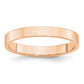 Solid 10K Yellow Gold Rose Gold 3mm Light Weight Flat Men's/Women's Wedding Band Ring Size 5.5