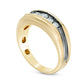Men's 0.50 CT. T.W. Natural Diamond Comfort Fit Wedding Band in Solid 10K Yellow Gold