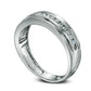 Men's 0.33 CT. T.W. Natural Diamond Wedding Band in Solid 10K White Gold