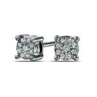 0.1 CT. T.W. Composite Diamond Stud Earrings in Sterling Silver