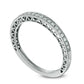 0.17 CT. T.W. Natural Diamond Anniversary Band in Solid 10K White Gold