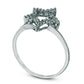 0.10 CT. T.W. Natural Diamond Star Ring in Sterling Silver