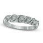 0.05 CT. T.W. Natural Diamond Five Stone "S" Anniversary Band in Sterling Silver