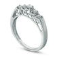 0.25 CT. T.W. Natural Diamond Five Stone Anniversary Band in Solid 10K White Gold