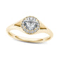 0.50 CT. T.W. Natural Diamond Frame Engagement Ring in Solid 14K Gold