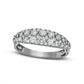 1.0 CT. T.W. Natural Diamond Anniversary Ring in Solid 14K White Gold
