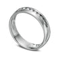 Men's 0.25 CT. T.W. Natural Diamond Channel Anniversary Band in Solid 14K White Gold (I/SI2)