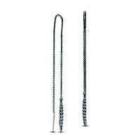 0.33 CT. T.W. Diamond Marquise Linear Threader Earrings in Sterling Silver