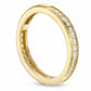 Ladies 1.0 CT. T.W. Princess-Cut Natural Diamond Eternity Channel Set Wedding Band in Solid 14K Gold