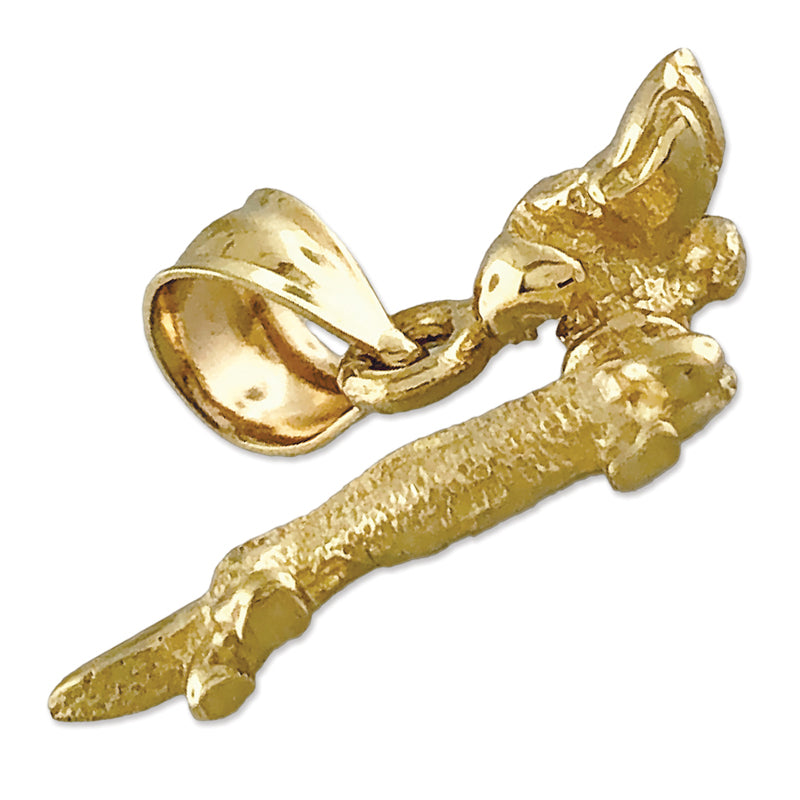 14K Gold Dachshund Dog Charm