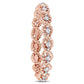 0.17 CT. T.W. Natural Diamond Twist Rope Eternity Wedding Band in Solid 10K Rose Gold