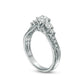 1.0 CT. T.W. Natural Diamond Five Stone Antique Vintage-Style Engagement Ring in Solid 10K White Gold