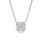0.1 CT. Natural Clarity Enhanced Solitaire Necklace in 10K White Gold