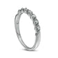 0.10 CT. T.W. Natural Diamond Twist Antique Vintage-Style Stackable Band in Solid 10K White Gold