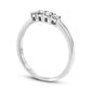 0.20 CT. T.W. Natural Diamond Contour Wedding Band in Solid 14K White Gold (H/SI2)