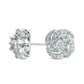 0.5 CT. T.W. Diamond Swirl Stud Earrings in 10K White Gold