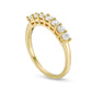 0.63 CT. T.W. Natural Diamond Seven Stone Anniversary Band in Solid 10K Yellow Gold