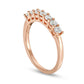 0.63 CT. T.W. Natural Diamond Seven Stone Anniversary Band in Solid 10K Rose Gold