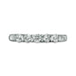 0.50 CT. T.W. Natural Diamond Five Stone Vertical Bar Anniversary Band in Solid 10K White Gold