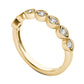 0.20 CT. T.W. Natural Diamond Marquise-Shaped Antique Vintage-Style Stackable Band in Solid 10K Yellow Gold
