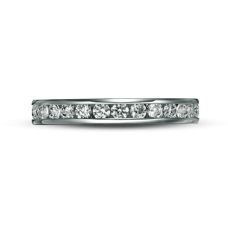 1.0 CT. T.W. Natural Diamond Eternity Band in Solid 14K White Gold (H/SI2)