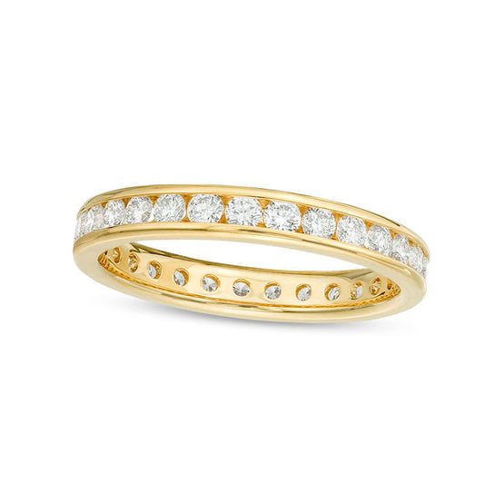 1.0 CT. T.W. Natural Diamond Eternity Band in Solid 14K Gold (H/SI2)