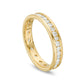 1.0 CT. T.W. Baguette and Round Natural Diamond Eternity Band in Solid 14K Gold (H/SI2)