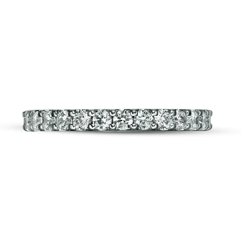 1.0 CT. T.W. Natural Diamond Eternity Band in Solid 14K White Gold (H/SI2