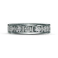 2.0 CT. T.W. Baguette and Round Natural Diamond Eternity Band in Solid 14K White Gold (H/SI2)