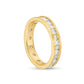 1.5 CT. T.W. Baguette and Round Natural Diamond Eternity Band in Solid 14K Gold (H/SI2)